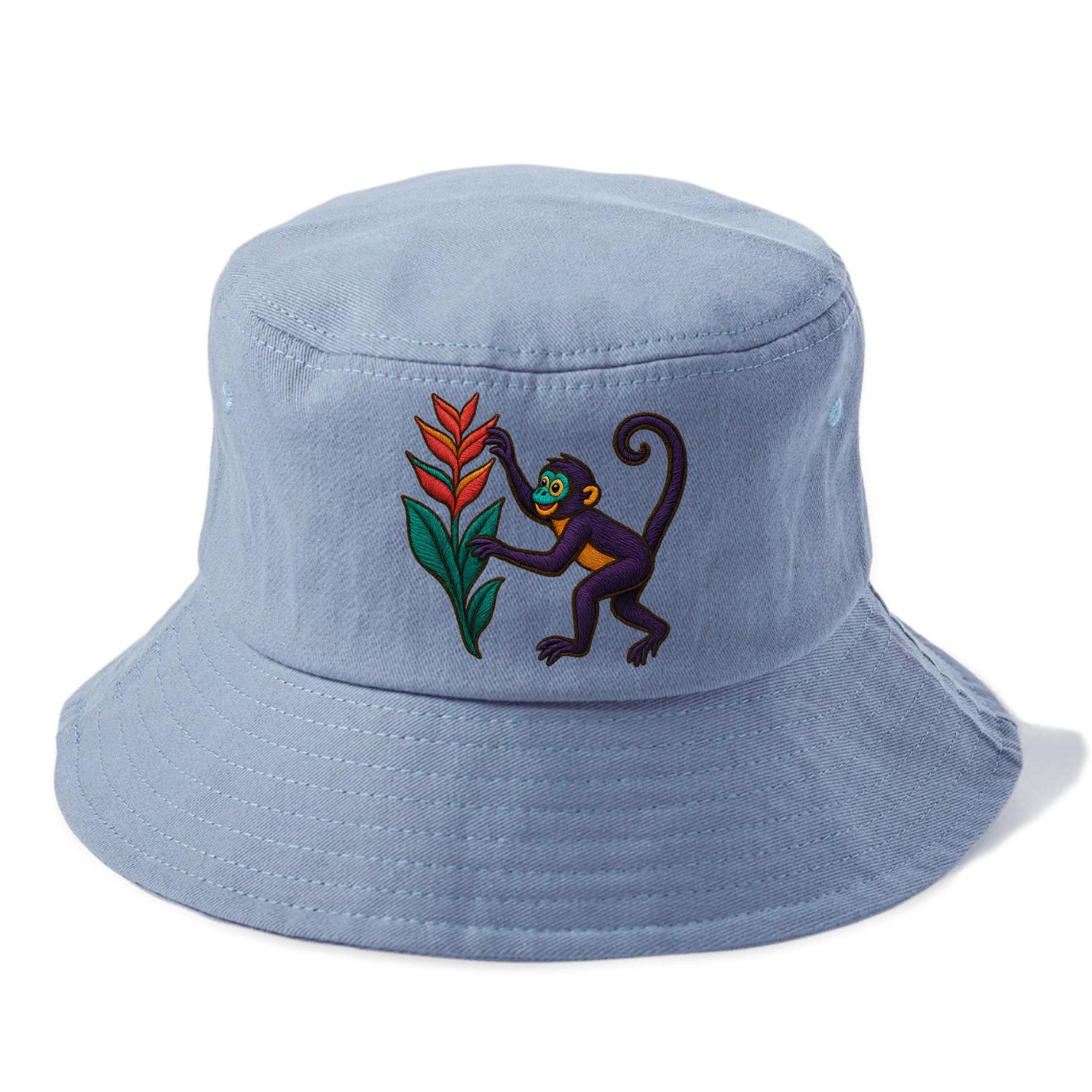 Spider Monkey - Bucket Hat - Summer Sky(Blue)