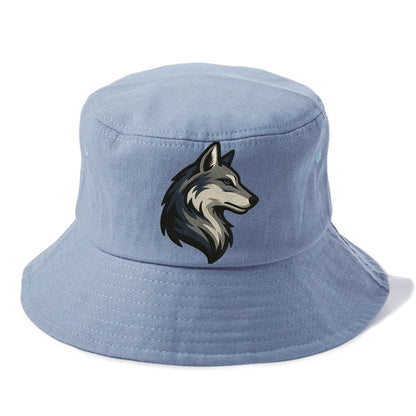 Lone Wolf Wanderer  - Bucket Hat - Summer Sky(Blue)