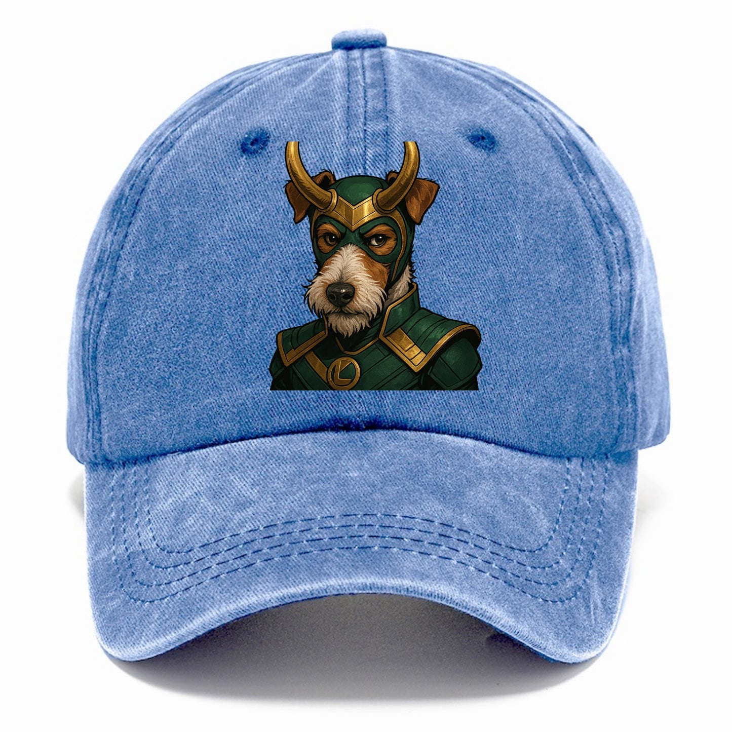 Fox Terrier Loki  - Classic Cap - Summer Sky(Blue)