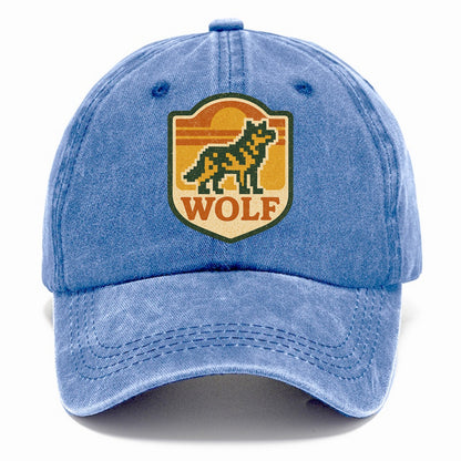 Digital Pixel Wolf  - Classic Cap - Summer Sky(Blue)