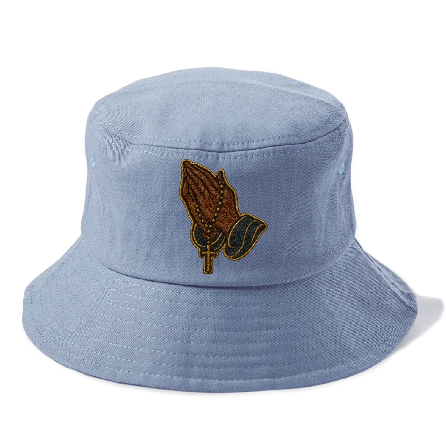 Praying Hands  - Bucket Hat - Summer Sky(Blue)