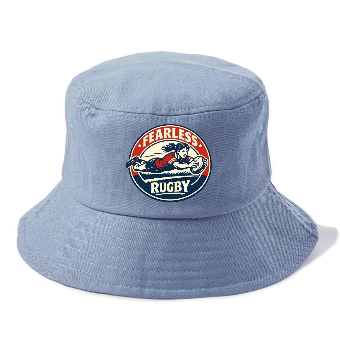 Fearless Try Scorer Emblem - Bucket Hat - Summer Sky(Blue)