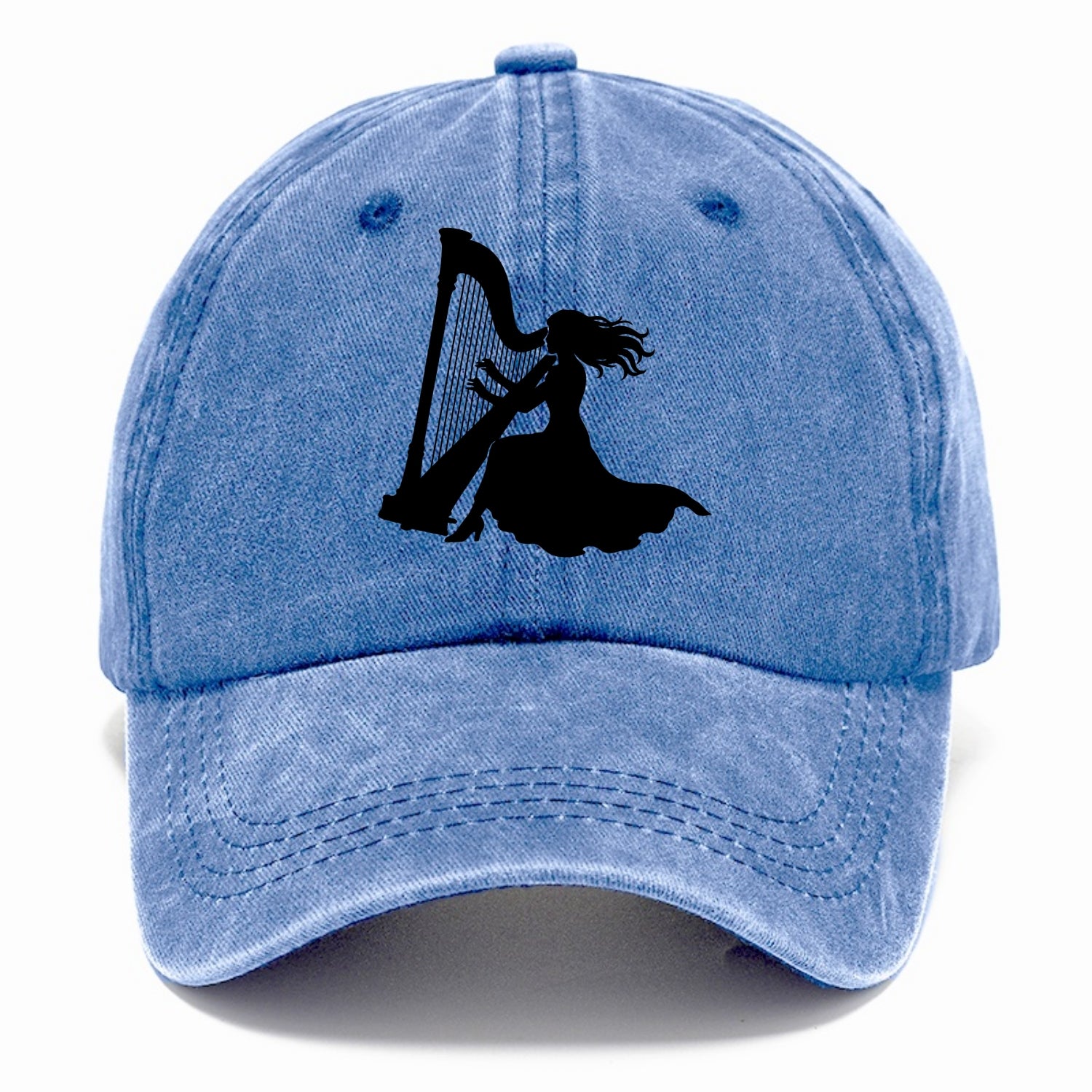 Harpist playing ethereal melody - Classic Cap - Summer Sky(Blue)