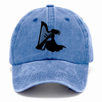 Harpist playing ethereal melody - Classic Cap - Summer Sky(Blue)