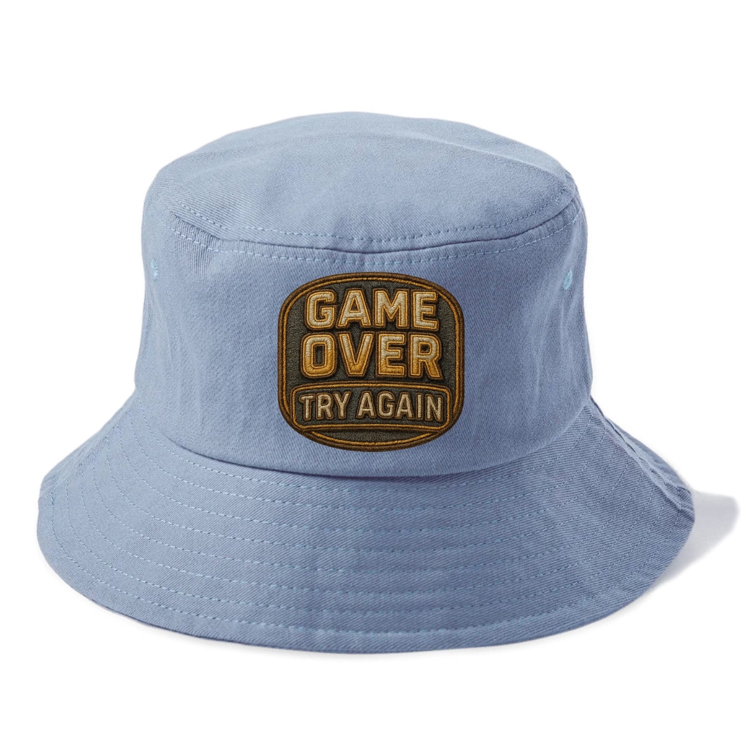 Game Over Try Again  - Bucket Hat - Summer Sky(Blue)