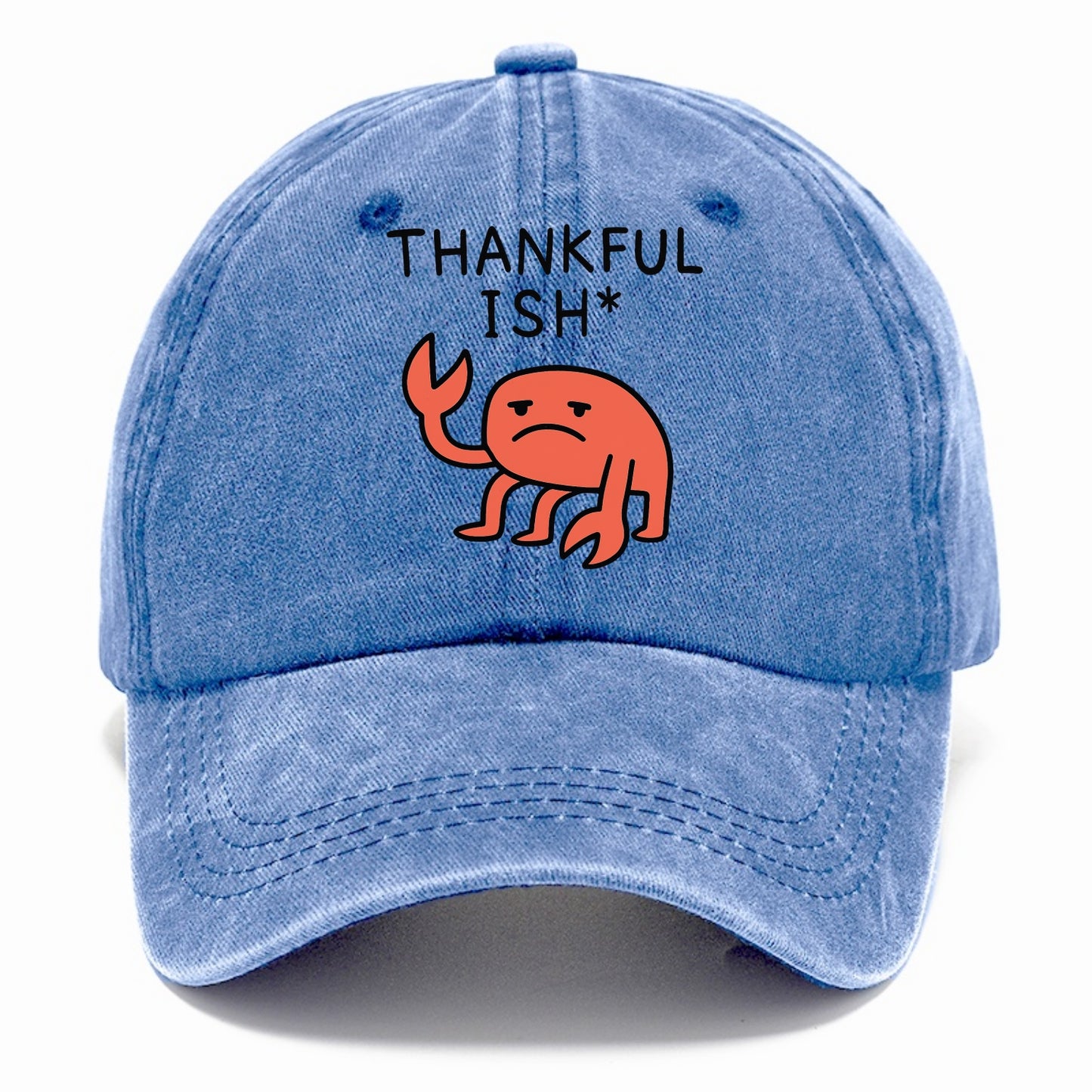 THANKFUL ISH | Gratitude with asterisk - Classic Cap - Summer Sky(Blue)