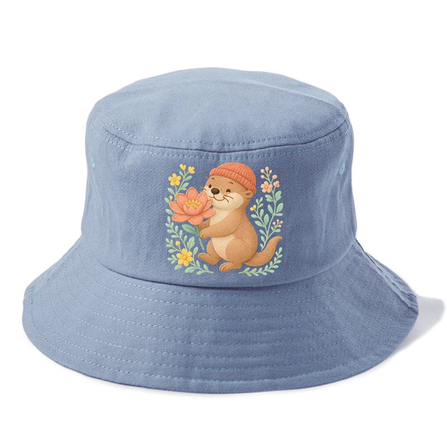 Peach Otter - Bucket Hat - Summer Sky(Blue)