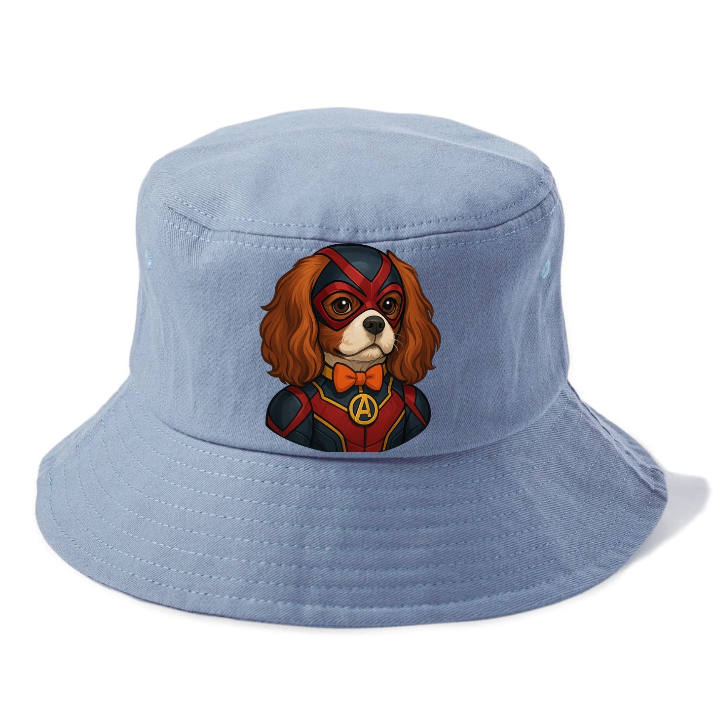 Cavalier King Charles Friendly Hero  - Bucket Hat - Summer Sky(Blue)