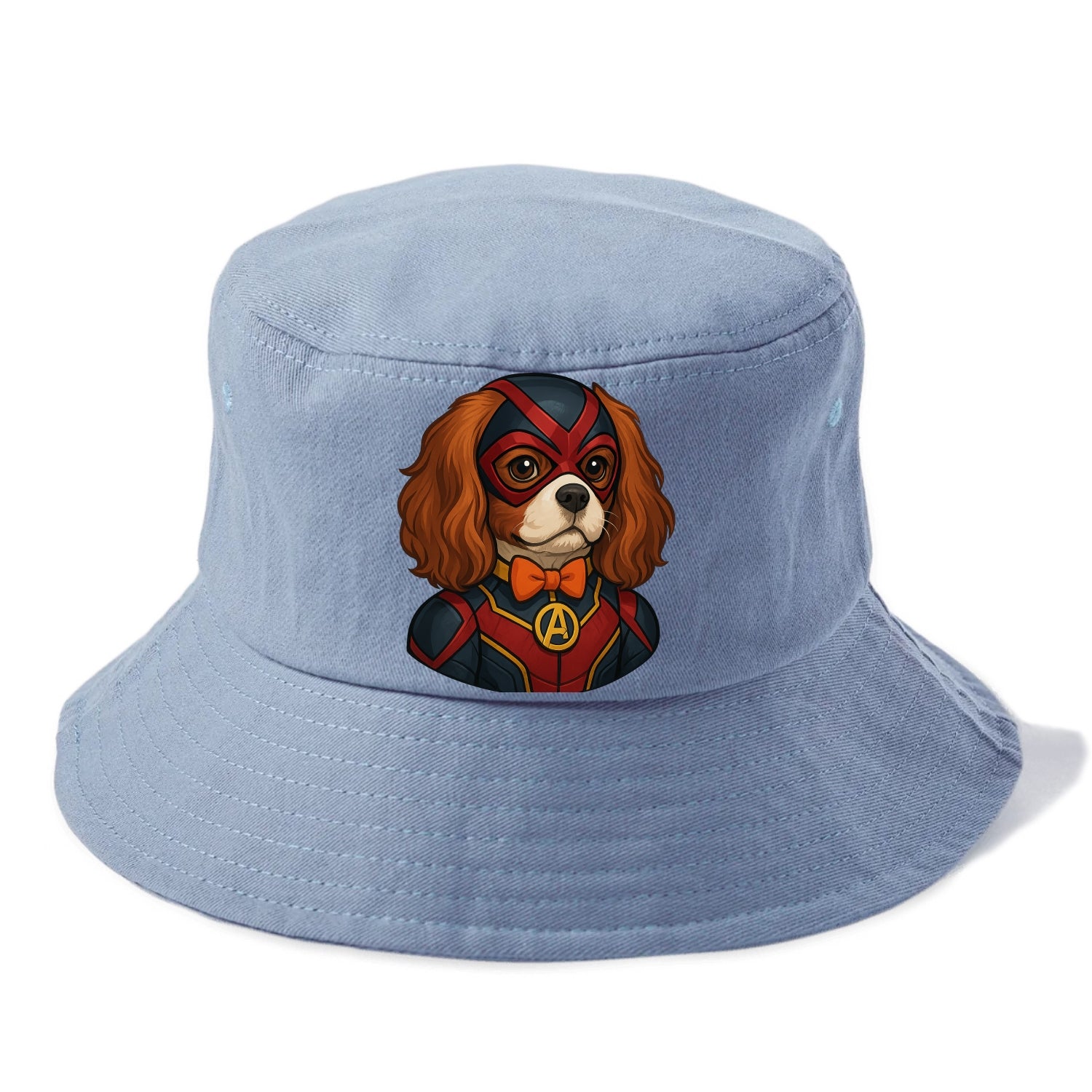 Cavalier King Charles Friendly Hero  - Bucket Hat - Summer Sky(Blue)
