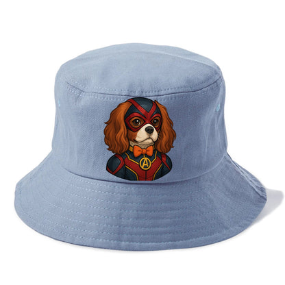 Cavalier King Charles Friendly Hero  - Bucket Hat - Summer Sky(Blue)