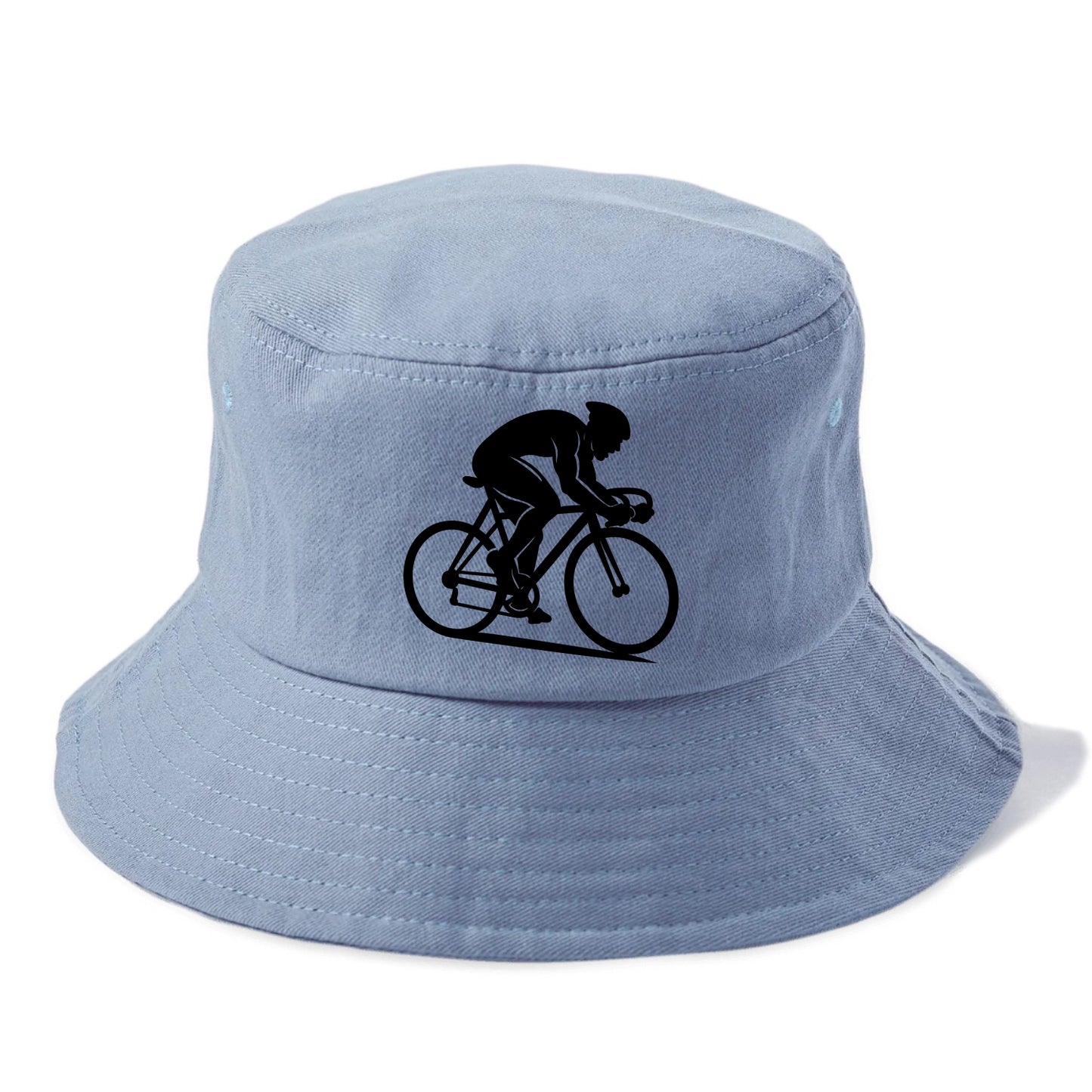 Sprint cyclist racing stance - Bucket Hat - Summer Sky(Blue)