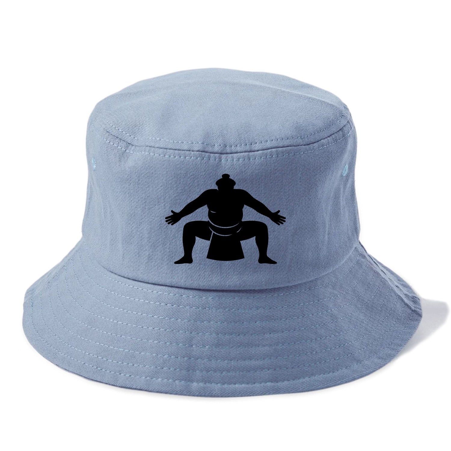 Japanese sumo wrestler ceremonial stance - Bucket Hat - Summer Sky(Blue)