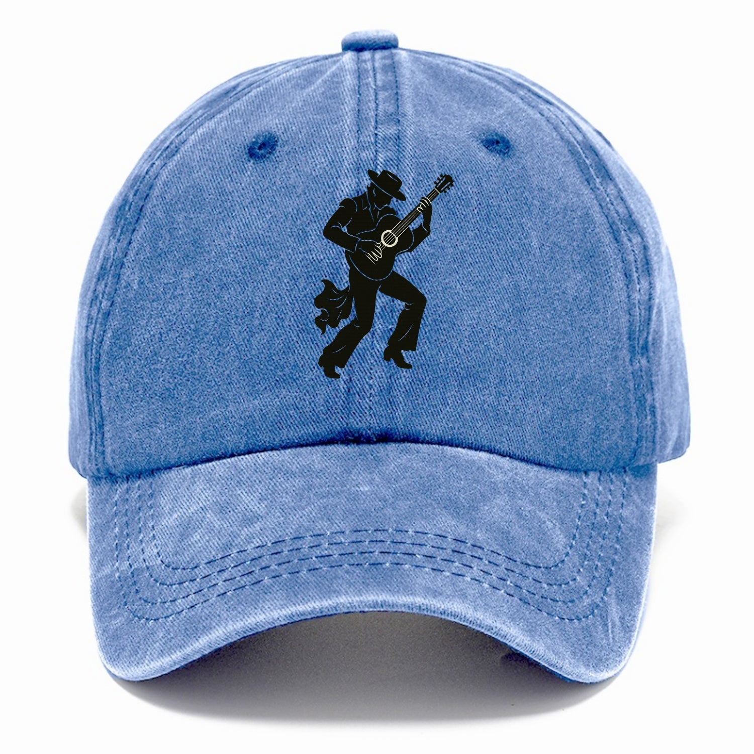 Flamenco guitarist dramatic pose - Classic Cap - Summer Sky(Blue)