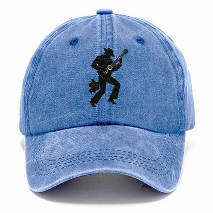 Flamenco guitarist dramatic pose - Classic Cap - Summer Sky(Blue)