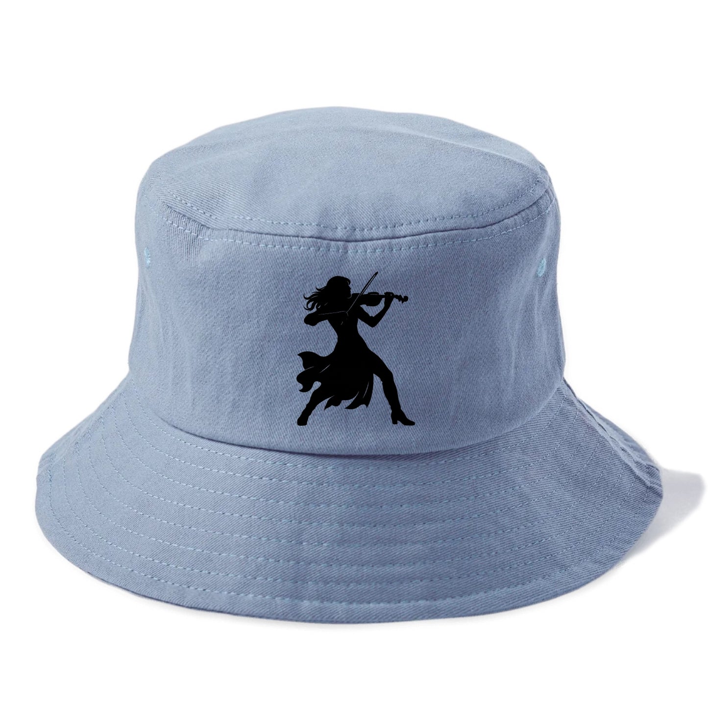 Violinist performing dramatic pose - Bucket Hat - Summer Sky(Blue)