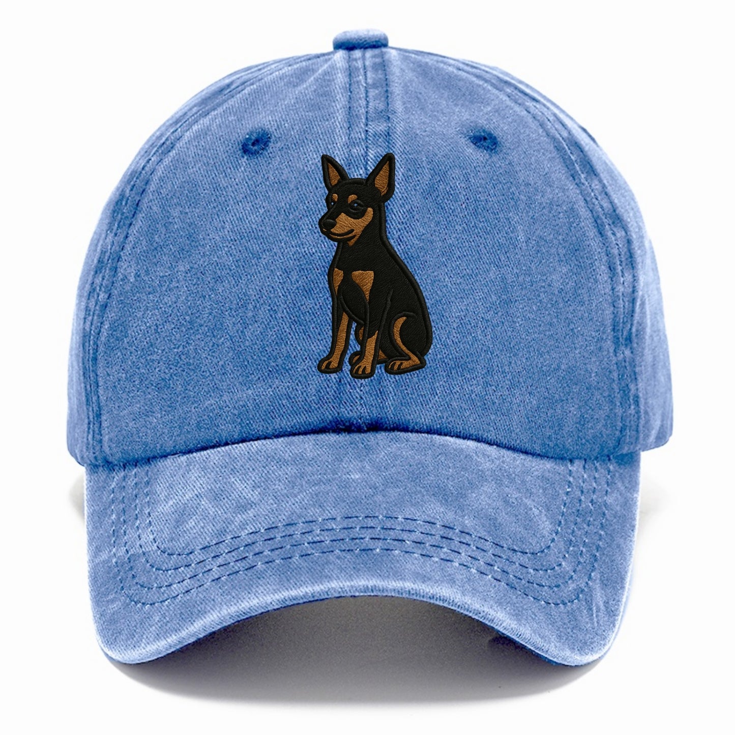 Miniature Pinscher - Black and tan sitti Classic Cap - Summer Sky(Blue)