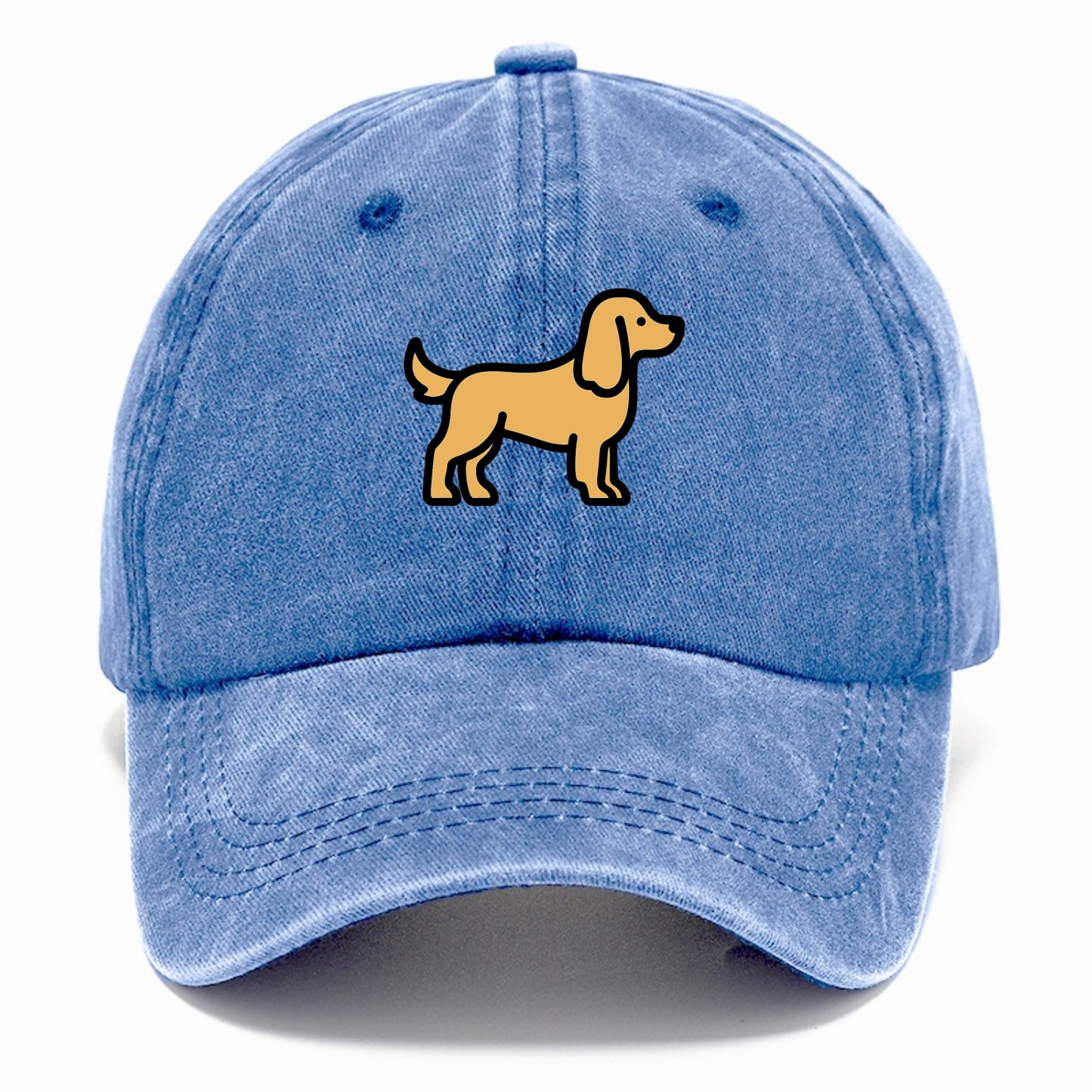 Cocker Spaniel - Golden colored flat side profile - Classic Cap - Summer Sky(Blue)