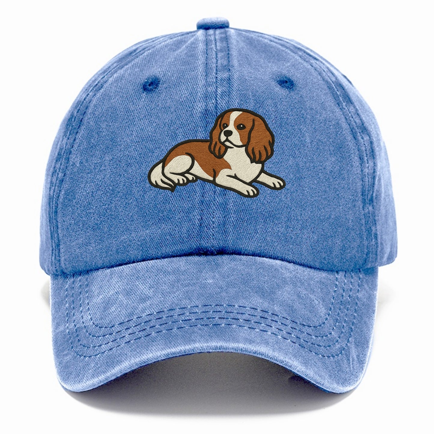 Cavalier King Charles Spaniel - Blenheim Classic Cap - Summer Sky(Blue)