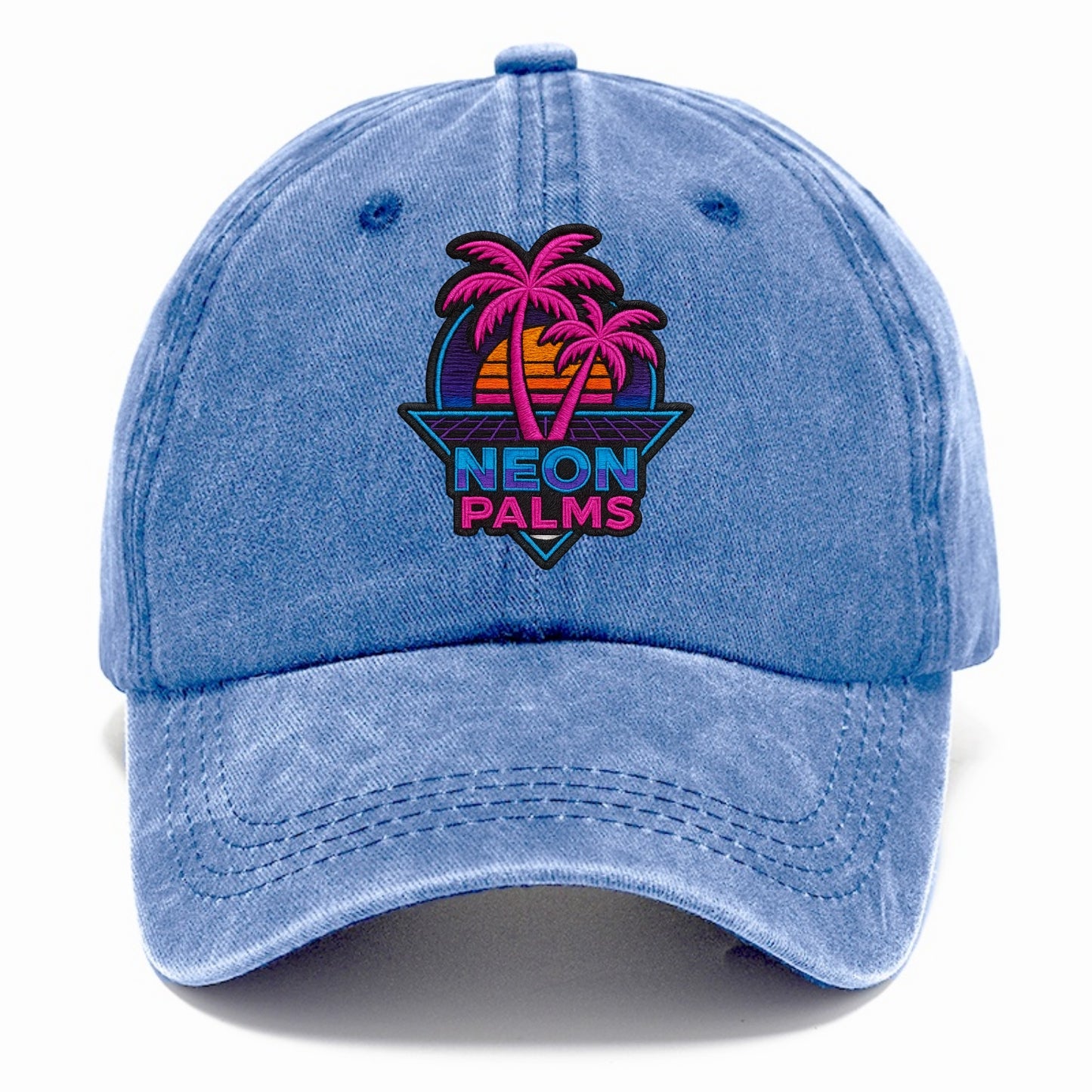 Neon Palms - Classic Cap - Summer Sky(Blue)