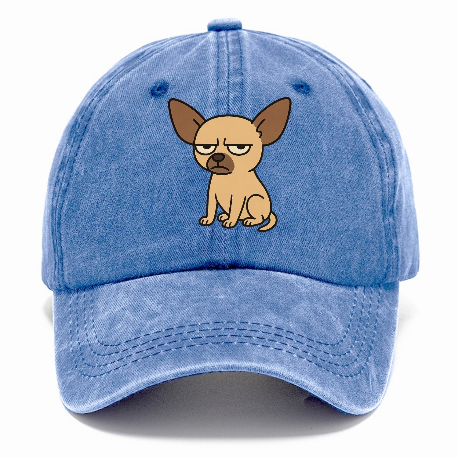 The Chihuahua Judging Silently - Classic Cap - Summer Sky(Blue)