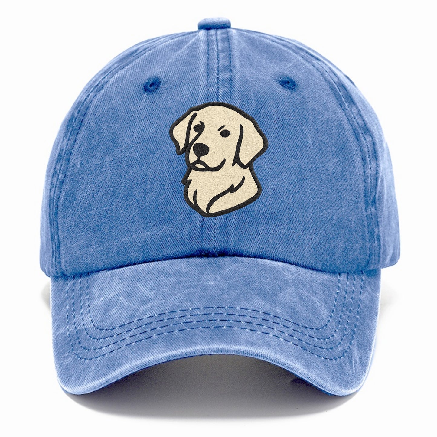 Golden Retriever - Head tilt curious pos Classic Cap - Summer Sky(Blue)