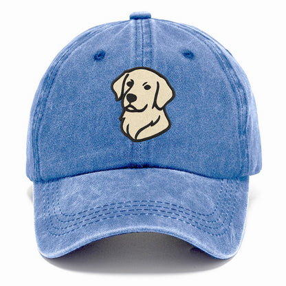 Golden Retriever - Head tilt curious pos Classic Cap - Summer Sky(Blue)