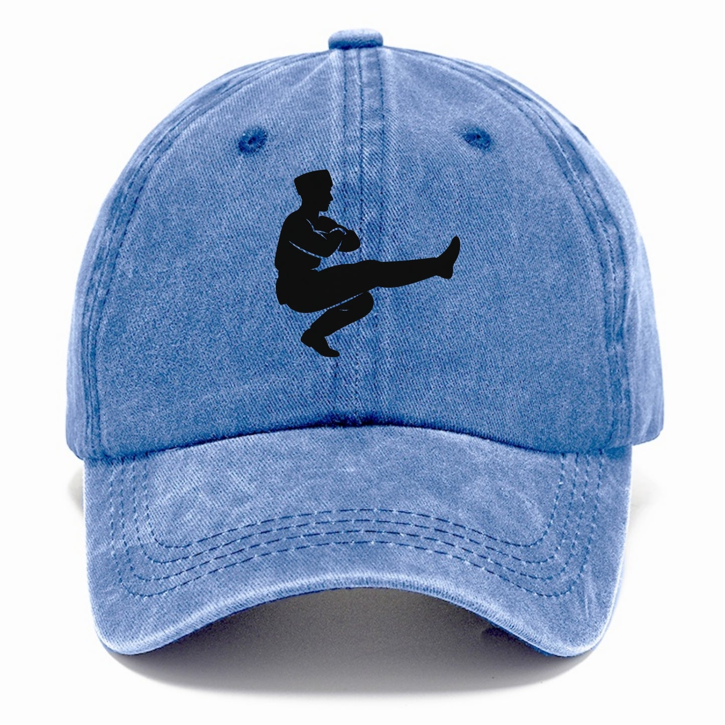 Russian Cossack dancer squat kick - Classic Cap - Summer Sky(Blue)