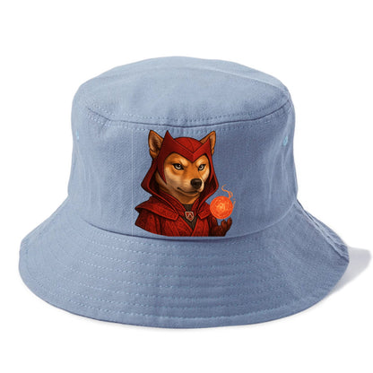 Shiba Inu Scarlet Witch  - Bucket Hat - Summer Sky(Blue)