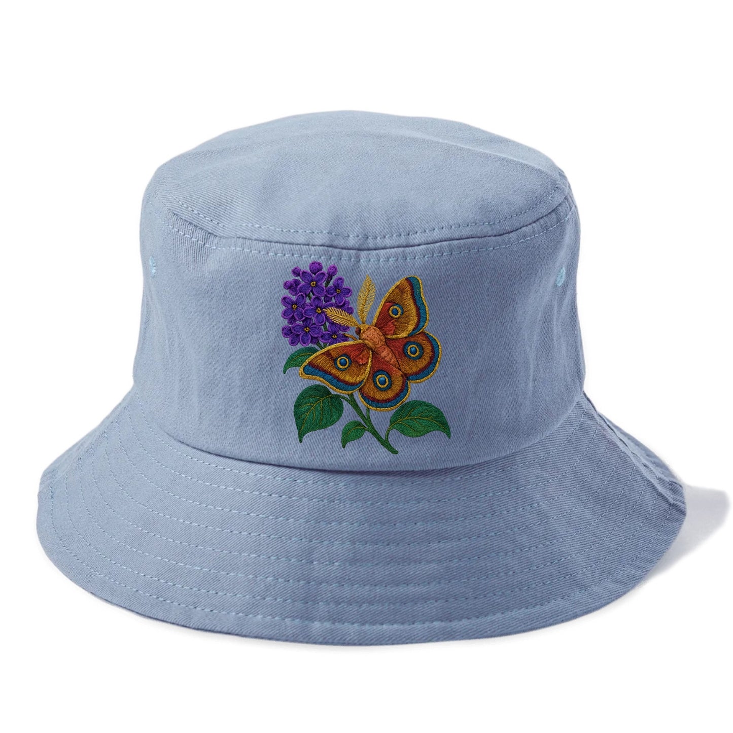 Polyphemus Moth - Bucket Hat - Summer Sky(Blue)