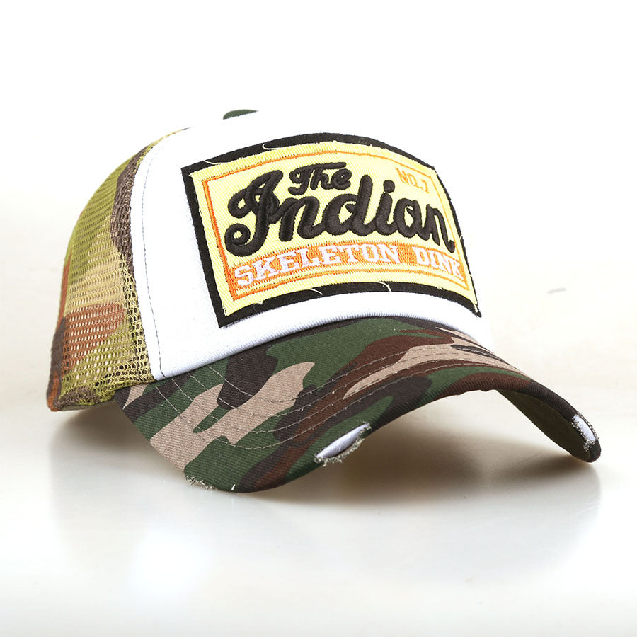 Trendy 3D Embroidered Indian Baseball Cap
