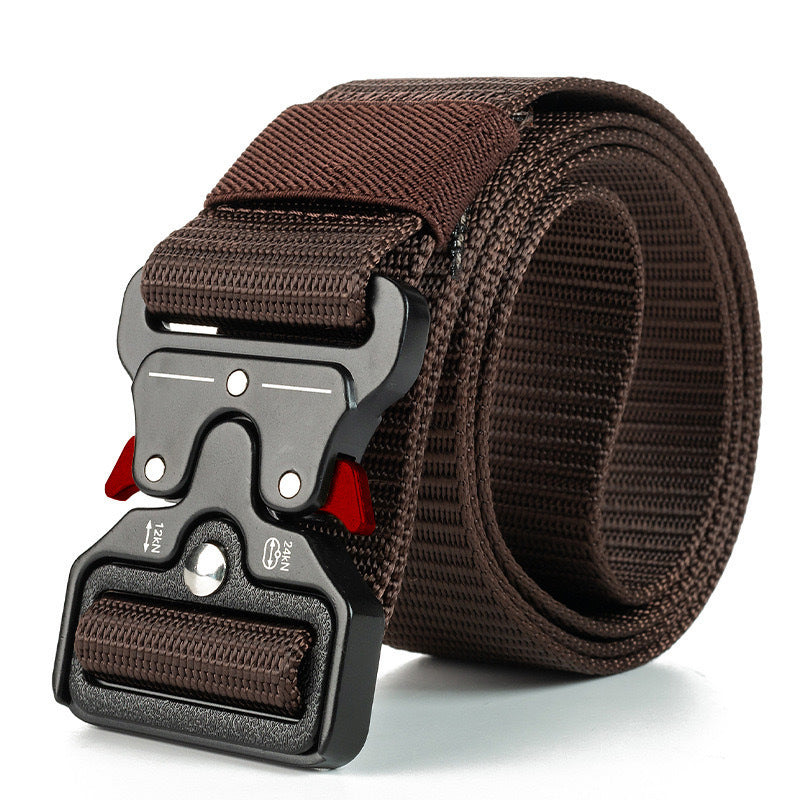 Tactical Auto-Buckle Belt: Adventure & Duty Ready