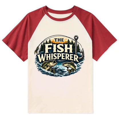 The Fish Whisperer - Contrast Raglan T-shirt