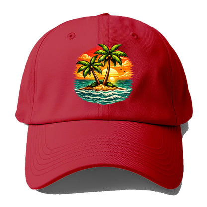 Tropical Island - Baseball Cap