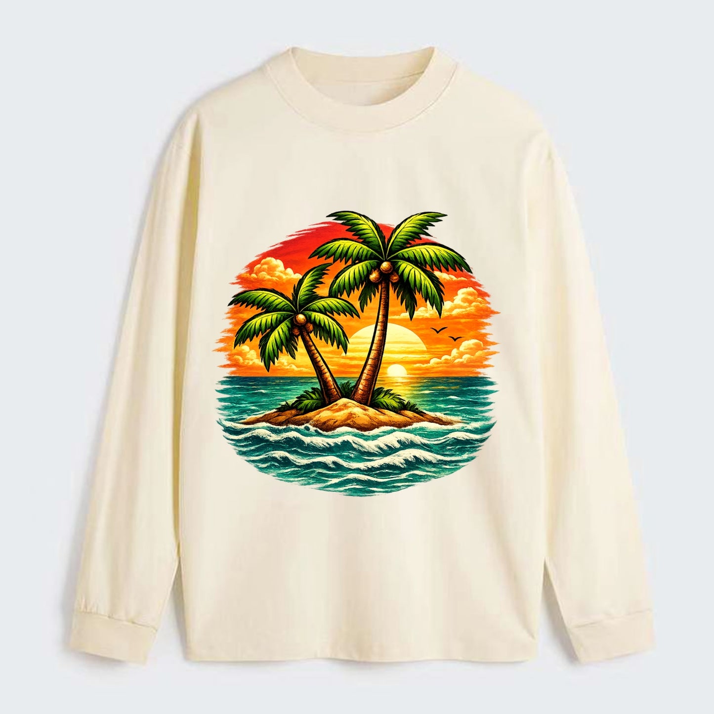 Tropical Island - Classic Long Sleeve Shirt