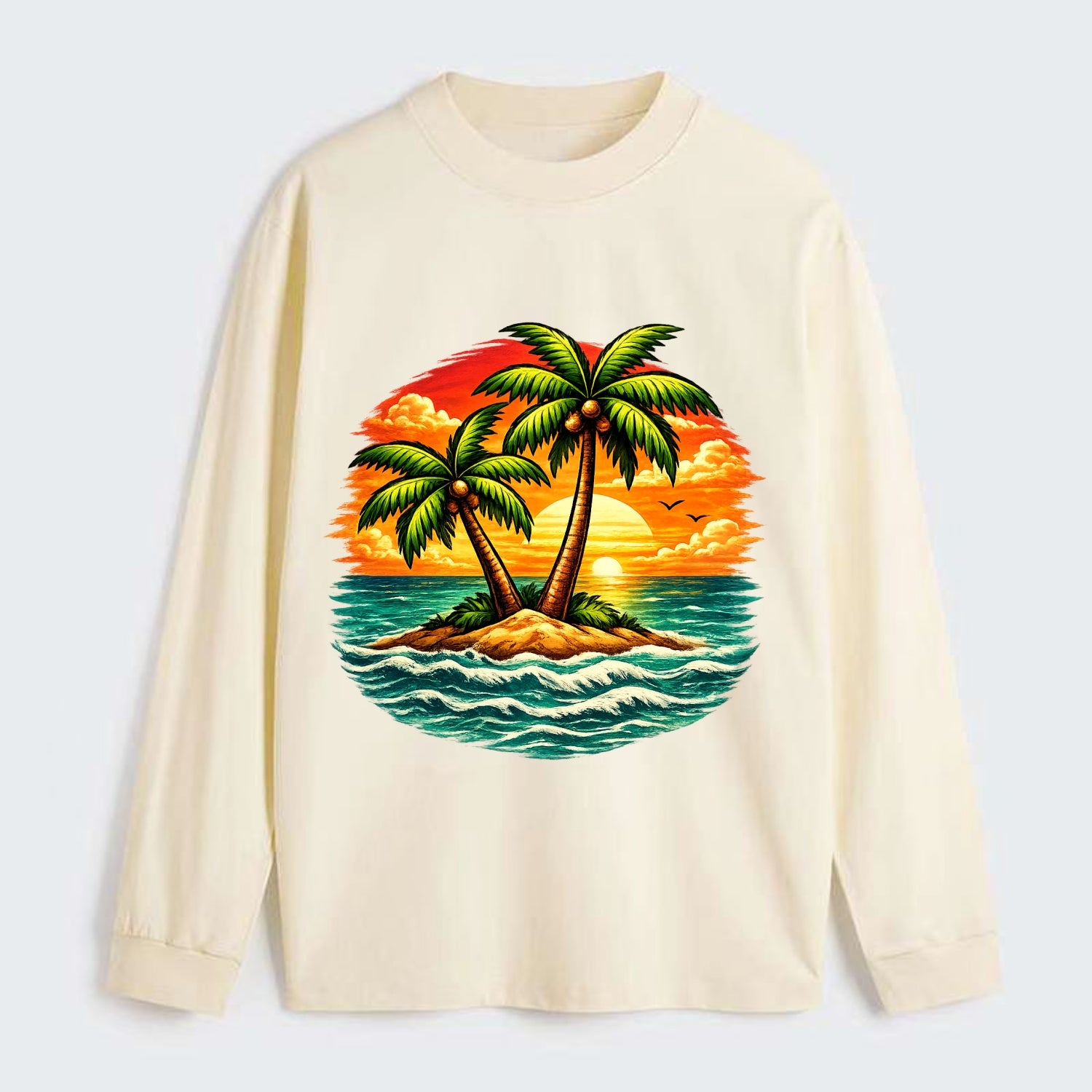 Tropical Island - Classic Long Sleeve Shirt