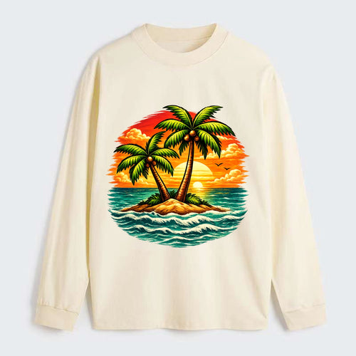 Tropical Island - Classic Long Sleeve Shirt