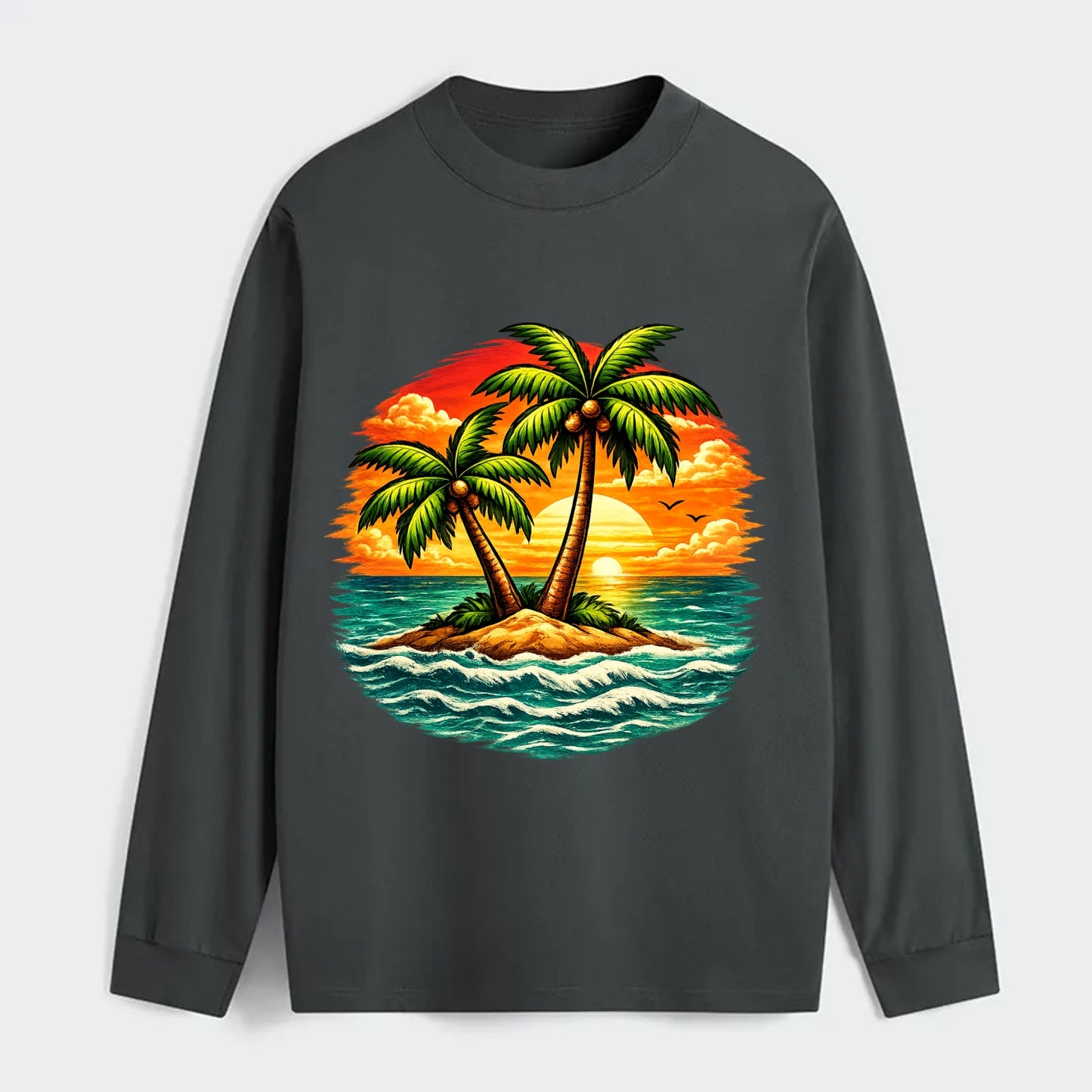 Tropical Island - Classic Long Sleeve Shirt