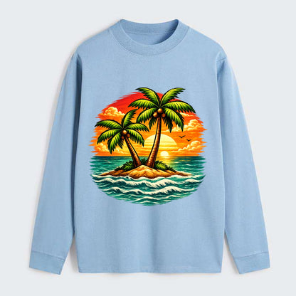 Tropical Island - Classic Long Sleeve Shirt