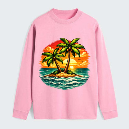 Tropical Island - Classic Long Sleeve Shirt