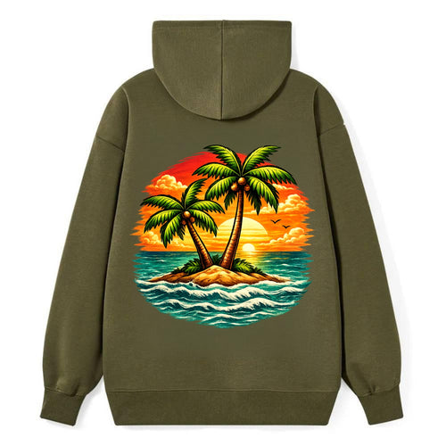 Tropical Island - Classic Pullover Hoodie