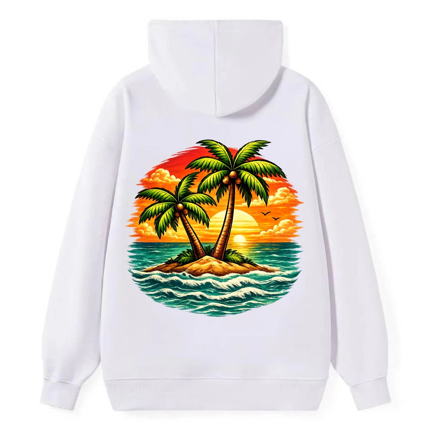 Tropical Island - Classic Pullover Hoodie