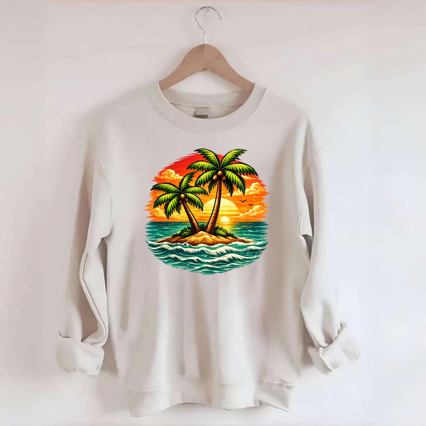 Tropical Island - Crewneck Sweatshirt