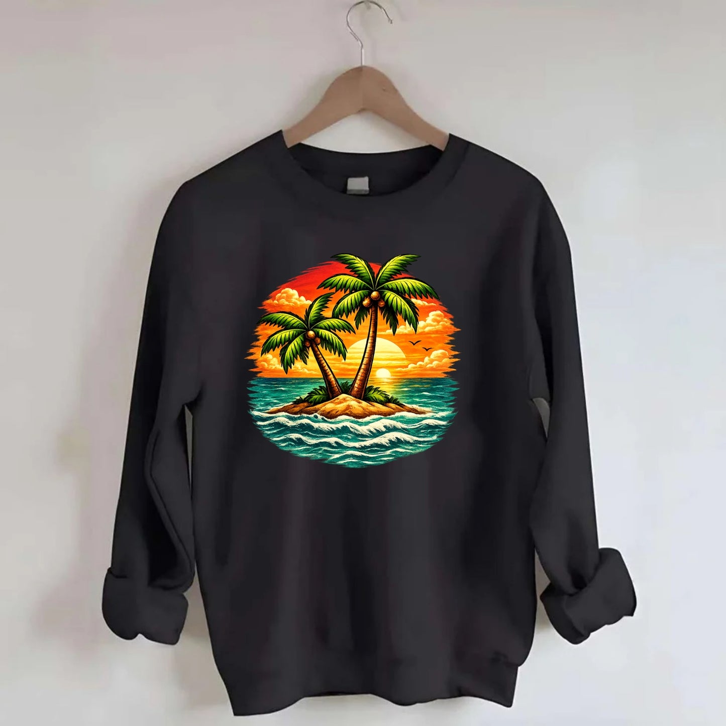 Tropical Island - Crewneck Sweatshirt
