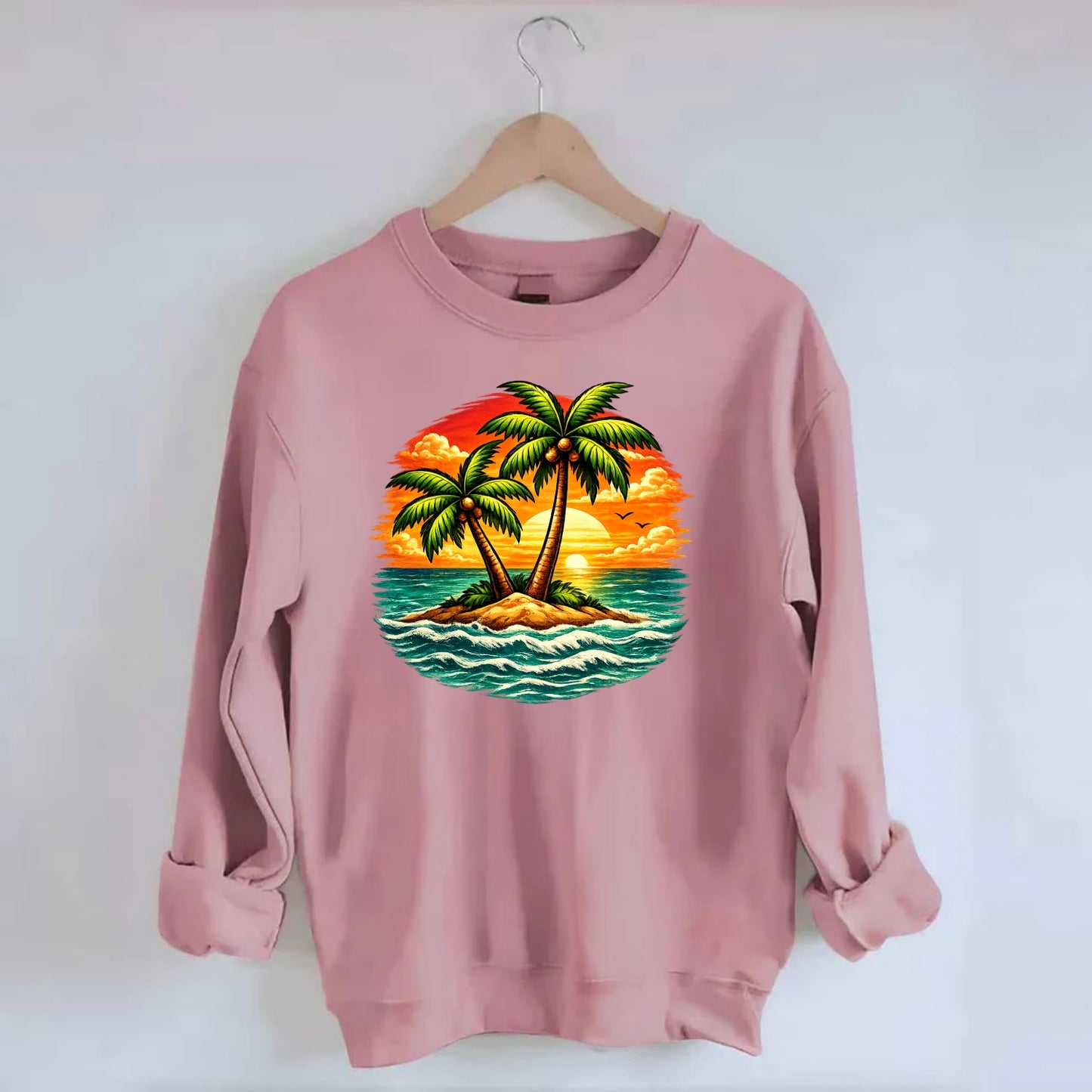 Tropical Island - Crewneck Sweatshirt