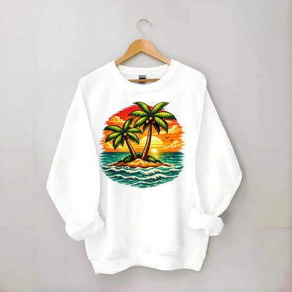 Tropical Island - Crewneck Sweatshirt