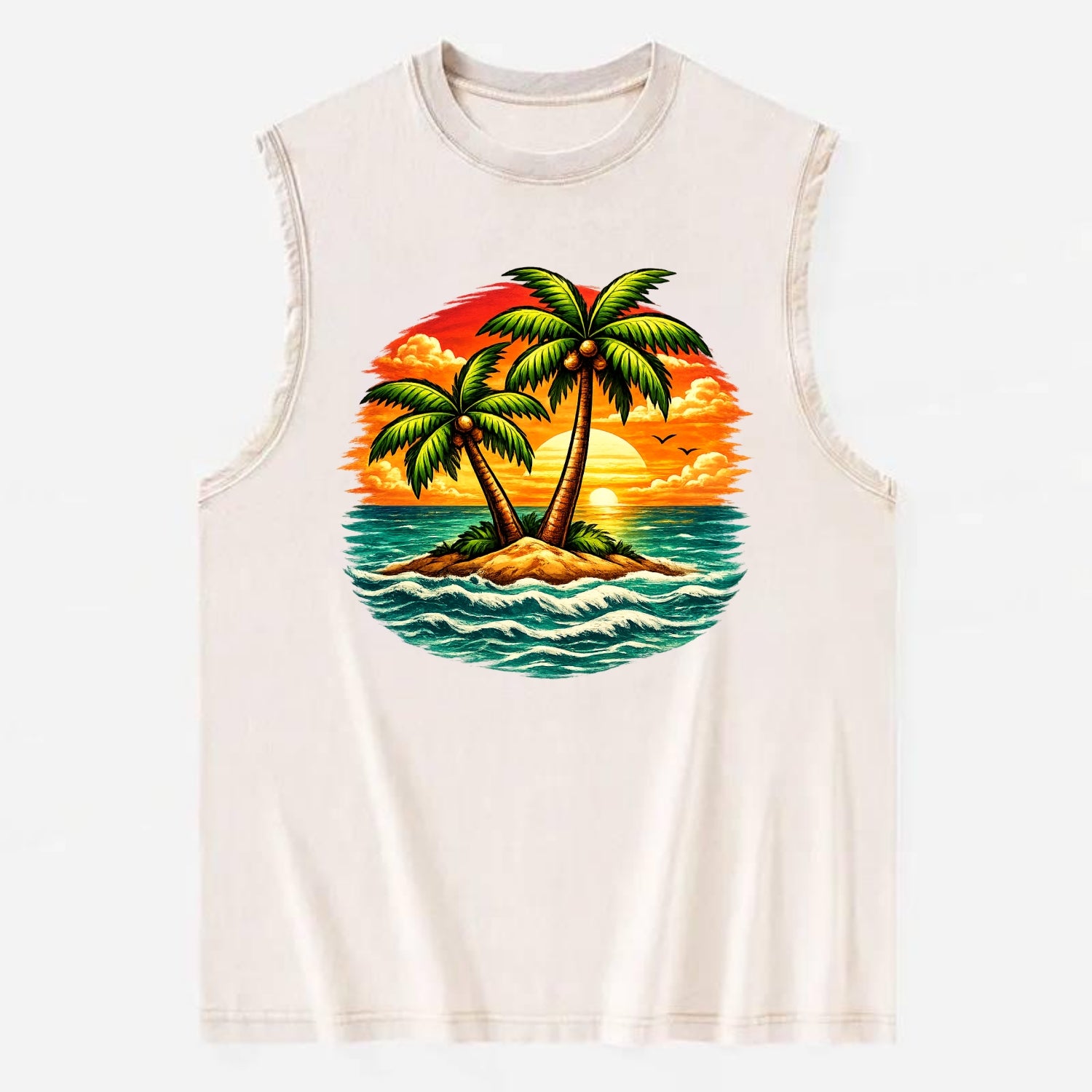 Tropical Island - Vintage Washed Tank