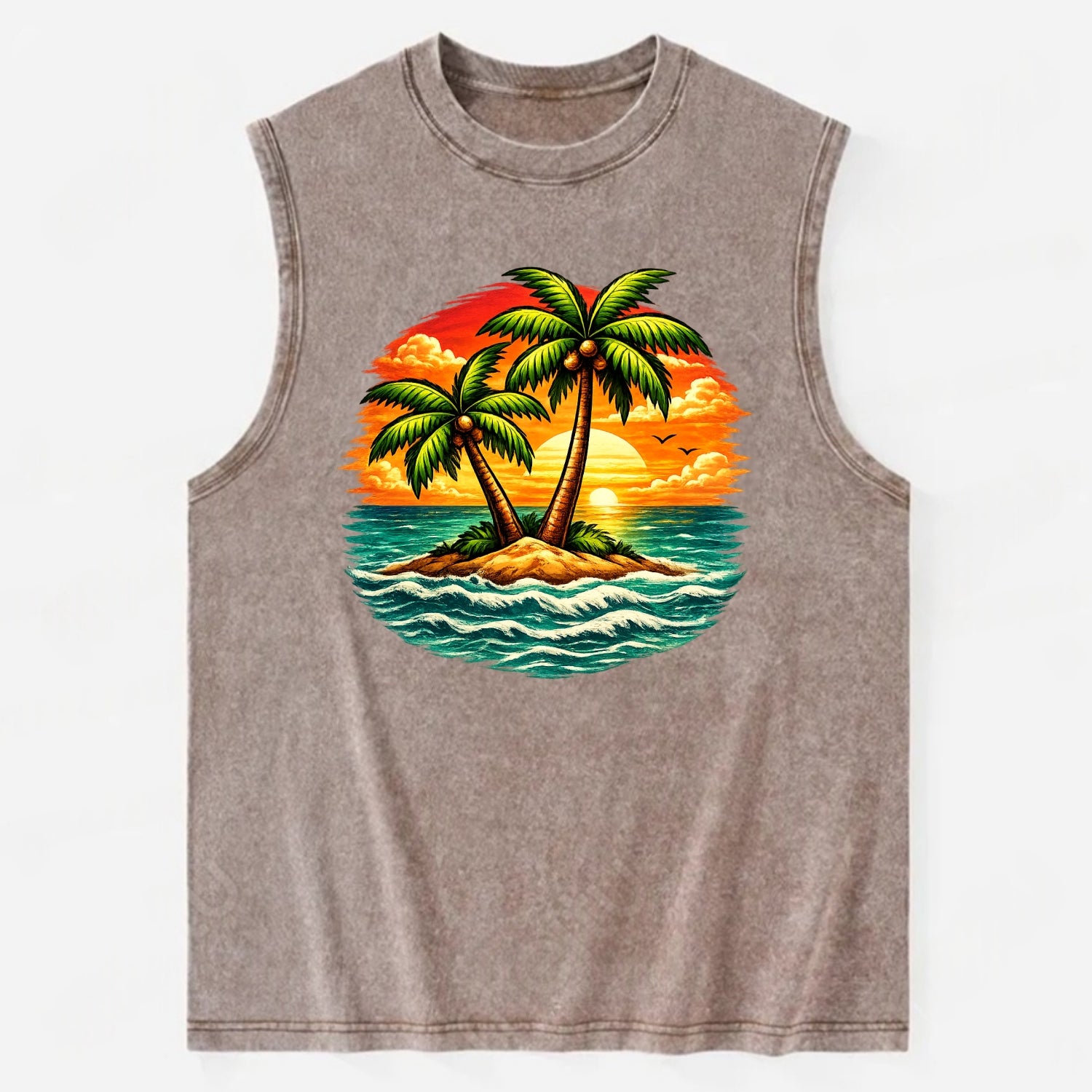 Tropical Island - Vintage Washed Tank