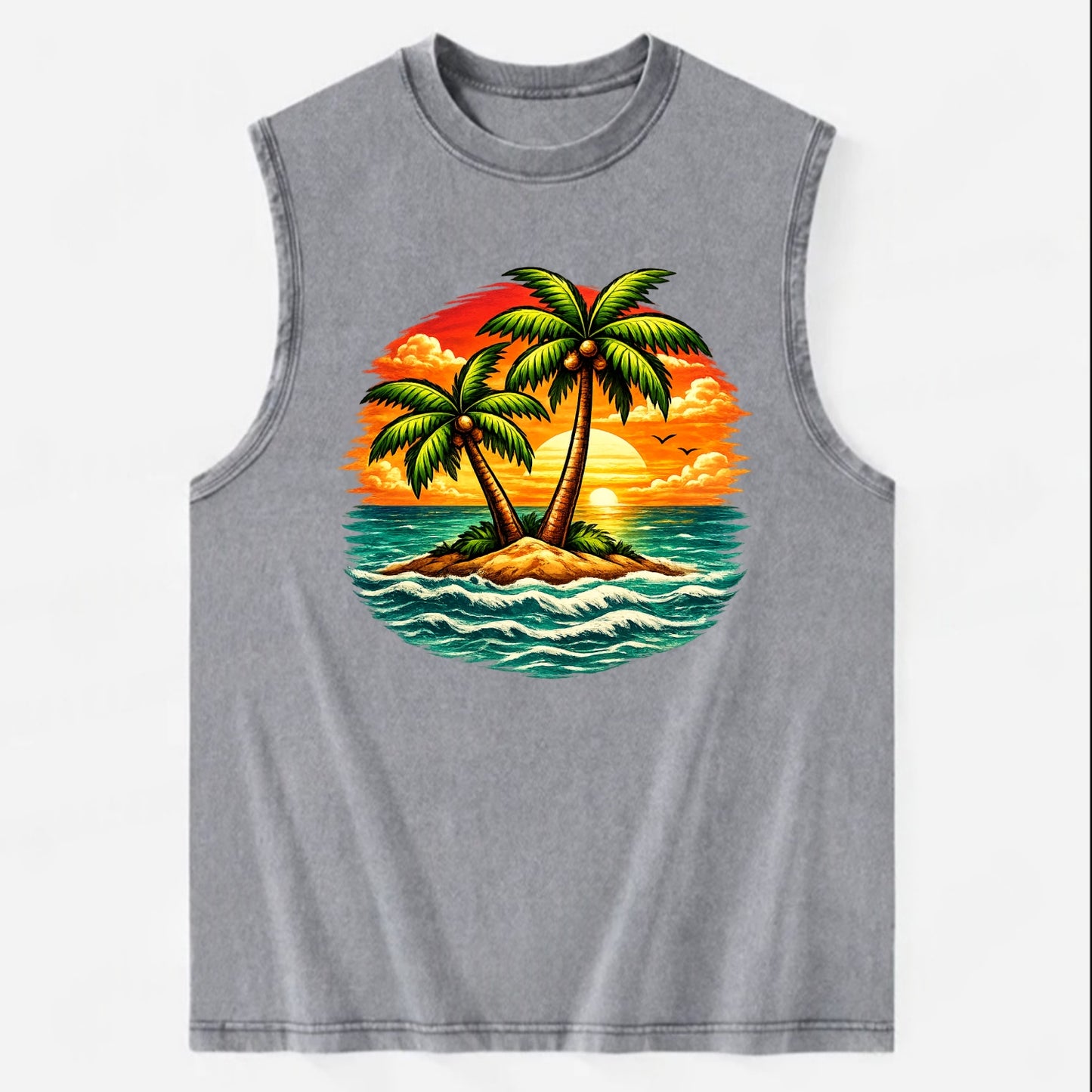 Tropical Island - Vintage Washed Tank
