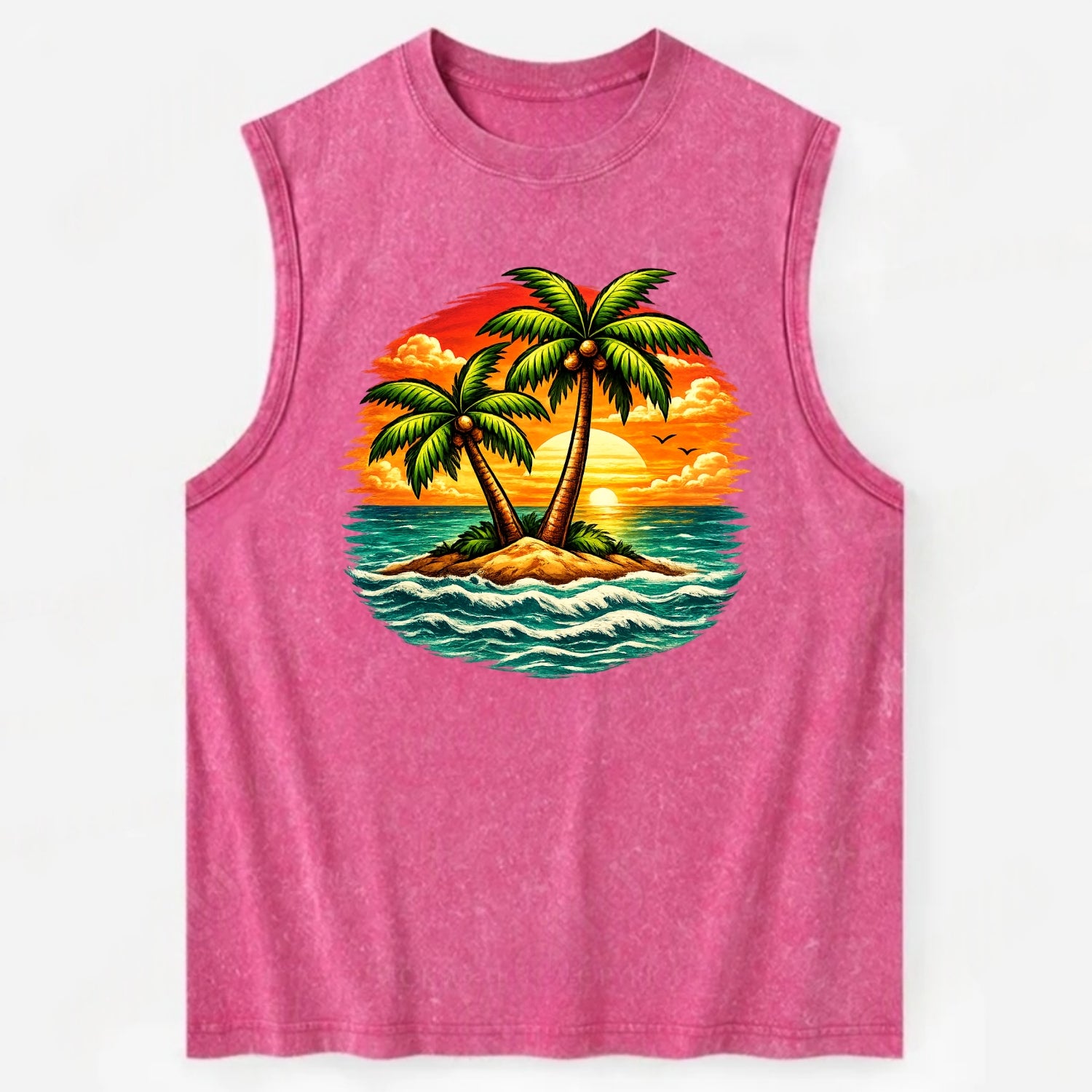 Tropical Island - Vintage Washed Tank