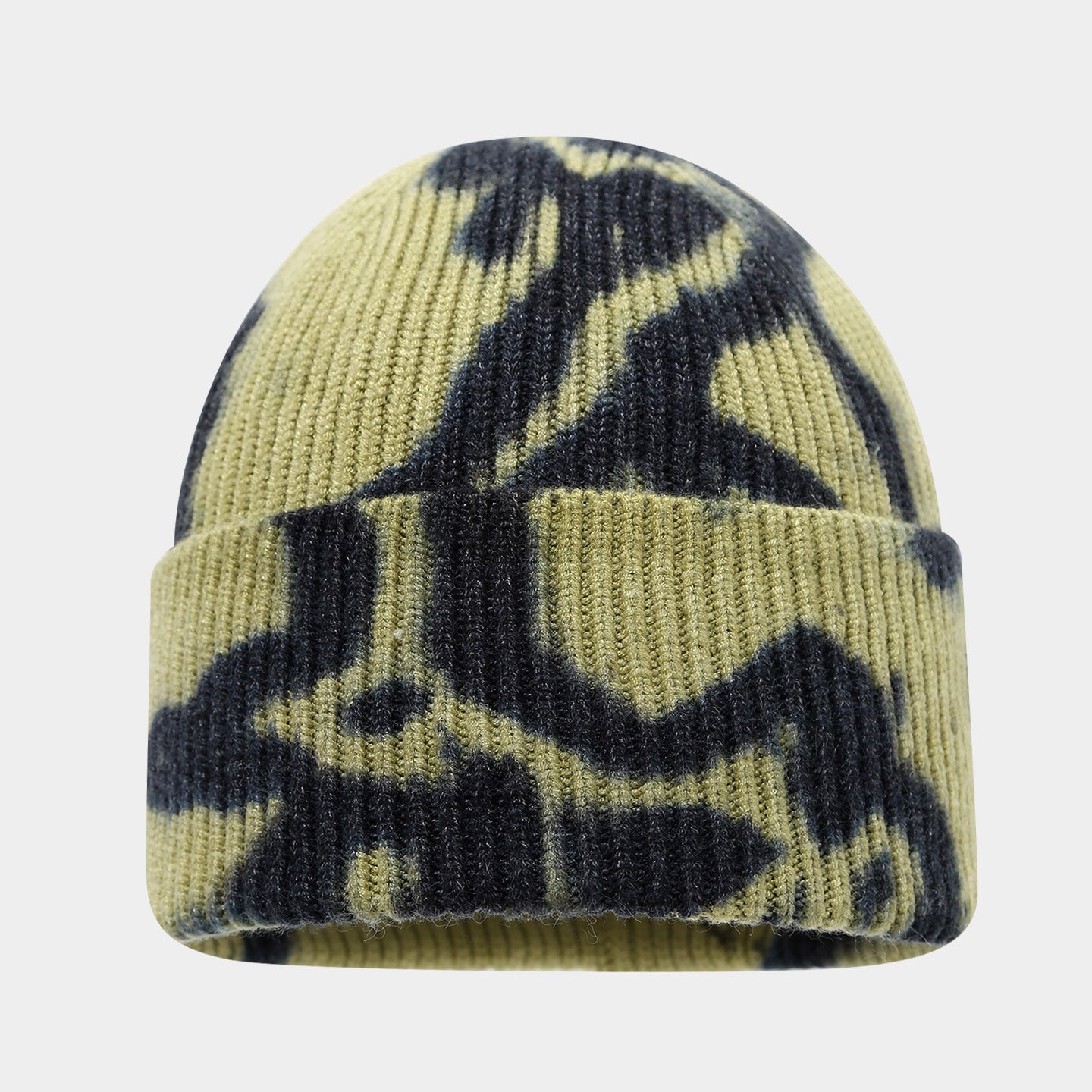 Tie-Dye Knit Beanie: Boho Winter Hat for Cozy Style